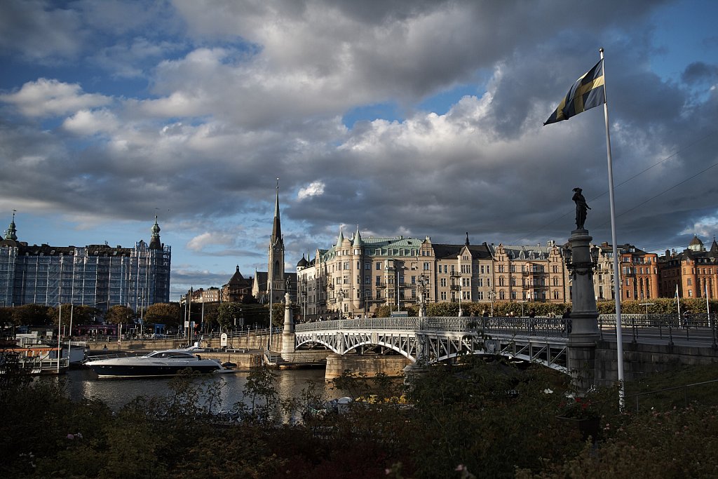 Stockholm in the evening