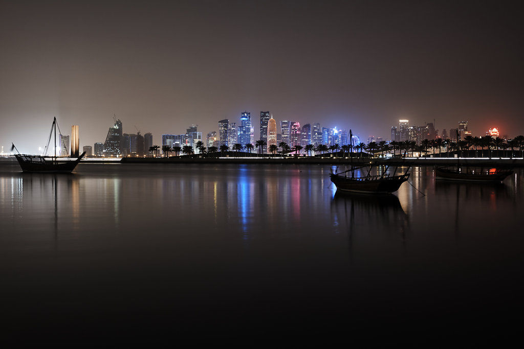 Doha Harbour and Skyline