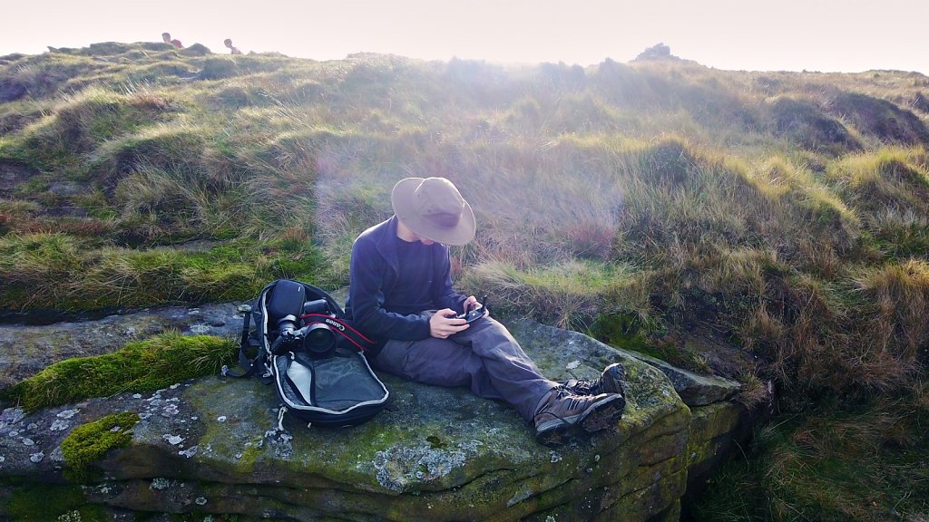 Drone Selfie in the Peak District